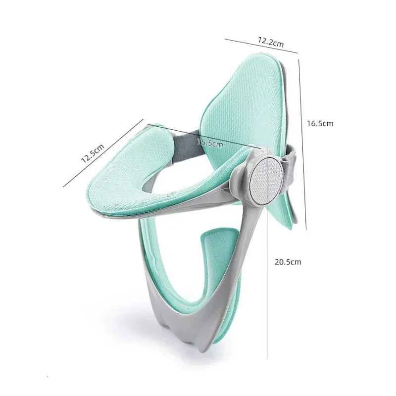 Cervical Collar Neck Brace Posture Corrector Breathing Spine Alignment Traction Device Pain Relief Support for Adults Men Women